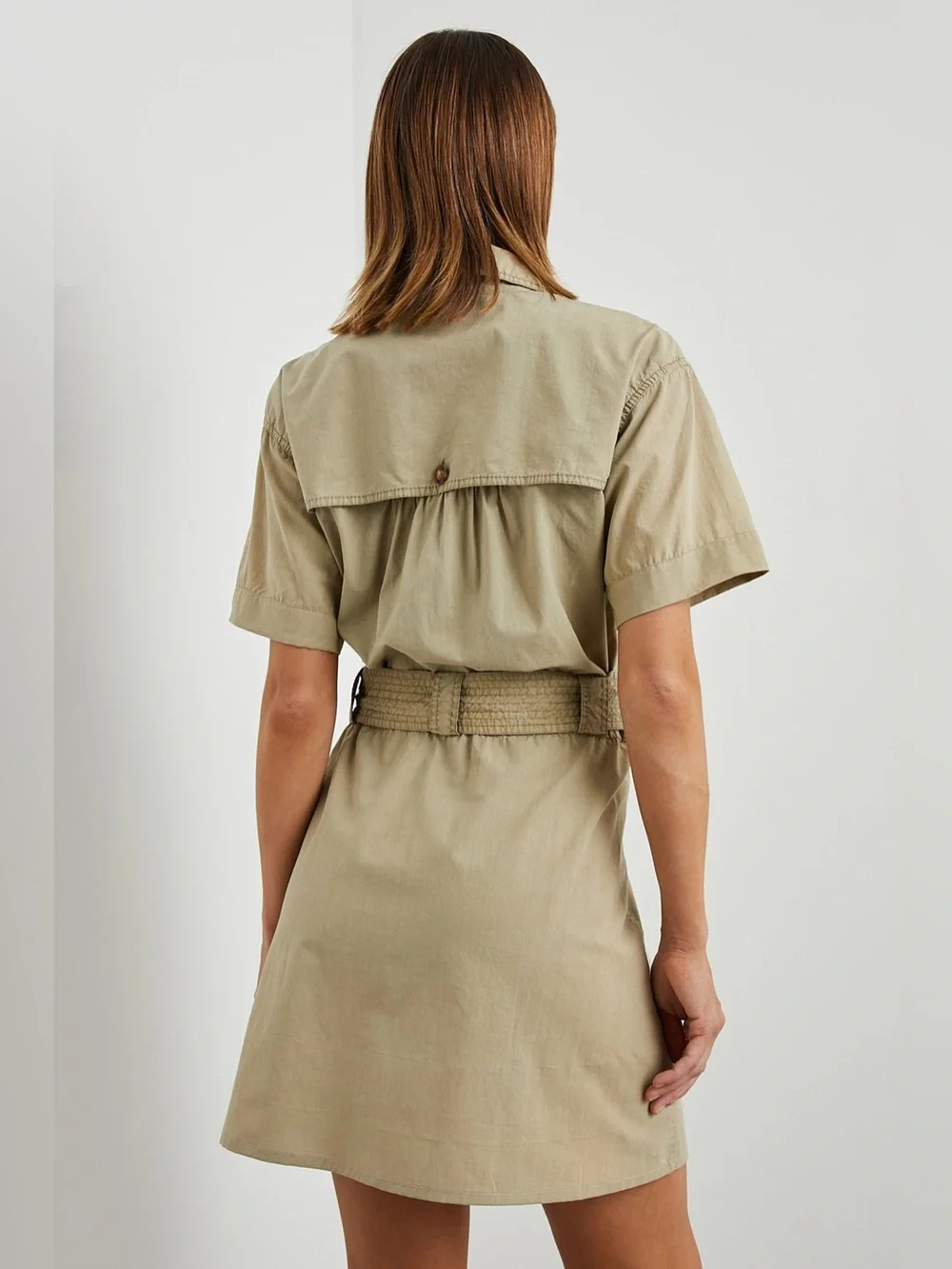 Rails Natalie Trench Cotton Poplin Utility Dress size xs